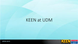 KEEN at UDM - VentureWell