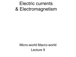 Electric currents - University of Hawaii