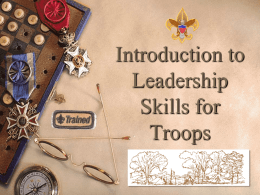 Troop 69 Leadership Training