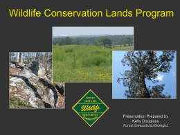 Wildlife Conservation Lands Program