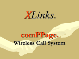 comPPage Wireless Nurse Call System