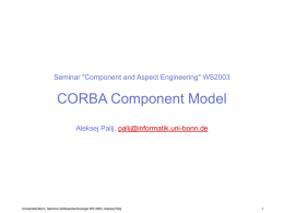 CORBA Component Model