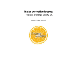 Major derivative losses