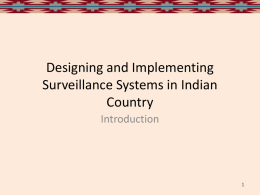 Creating an Injury Surveillance System for Indian Country