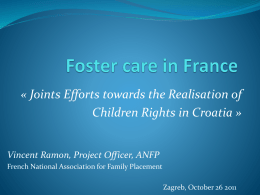 Foster care in France