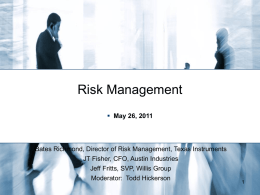 04 - 1110am - Risk Management