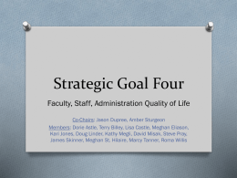 Strategic Goal Four - Southwestern Oklahoma State University