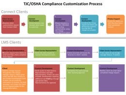 TJC/OSHA Compliance Customization Process