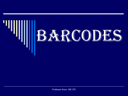 Barcodes - Binghamton