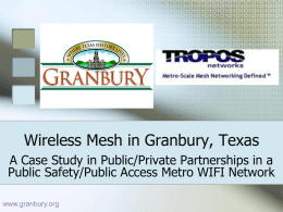 Wireless Mesh in Granbury Texas