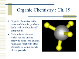 Organic Chemistry : Ch. 19
