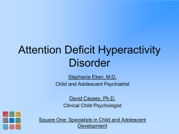 PEDIATRIC PSYCHOPHARMACOLOGY