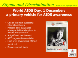 World AIDS Campaign 2002-2003