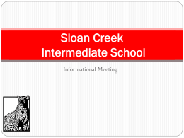 Sloan Creek Intermediate School