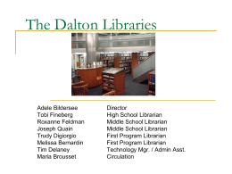 The Dalton Libraries