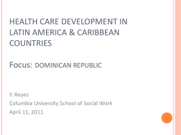 Mental Health Development in Latin America & Carribean
