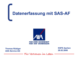 AXA in Deutschland - Ein Unternehmen auf Erfolgskurs
