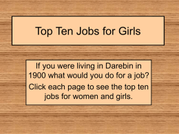 Top Ten Jobs