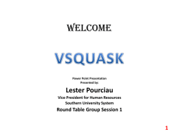 VQUASK - Southern University System