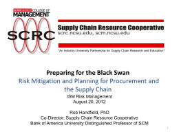 Impacts - Supply Chain Resource Cooperative
