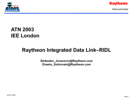 Data Link Presentation