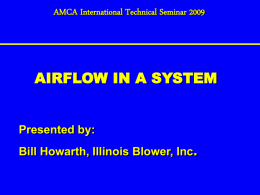 Airflow in a System
