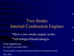 Two Stroke Internal Combustion Engines - BruceAg