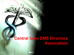 Central Iowa EMS Directors Association