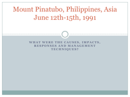Mount Pinatubo, Philippines, Asia June 12th