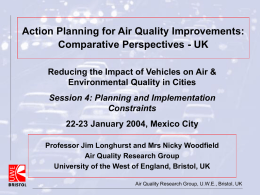 Action Planning for Air Quality Improvements