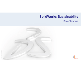 SolidWorks Sustainability