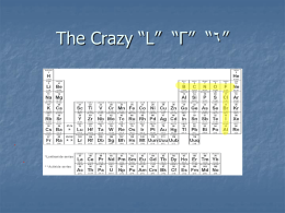 The Crazy “L” “Г” “٦”