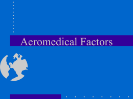 Aeromedical Factors - Kansas State University