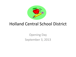 Holland Central School District