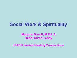 Social Work & Spirituality