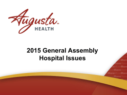 Augusta Medical Group Physician Business Meeting Strategic