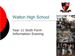 Walton High School
