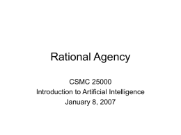 Rational Agency - University of Chicago