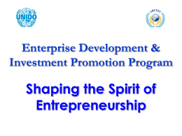 Shaping the Spirit of Entrepreneurship