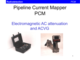 Pipeline Current Mapper - West Virginia Corrosion Control