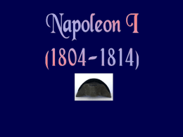 Napoleon I - Watertown Unified School District