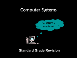 Computer Systems - Shawlands Academy