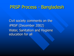 PRSP Process