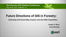 Future Directions of GIS in Forestry: Extending Grid
