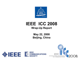 2008 IEEE International Conference on Communications 19