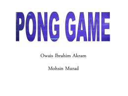 pong game - Pakistani Students Blog