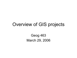 Functional approach to GIS design and implementation