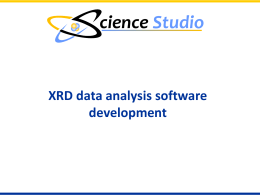 XRD data analysis software