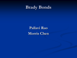 Brady Bonds - Bauer College of Business