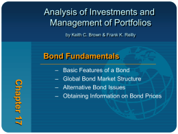Lecture Presentation to accompany Investment Analysis